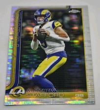 Matthew Stafford 2025 Topps Chrome Prism Refractor #169 Rams