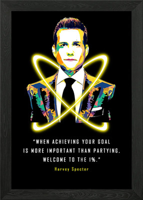 Harvey Specter Quotes Framed Wall Art Poster Canvas Print Picture
