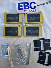 mini/metro 4 pot Yellow Brake pads/pin/shim Kit suit Solid discs (brand New)