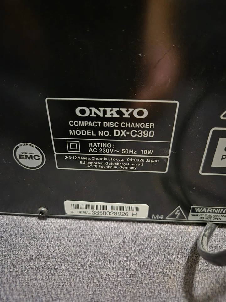 Onkyo DX-C390 6-fach CD-Wechsler Schwarz – HiFi Audio CD-Player Getestet - Bild 4 von 4