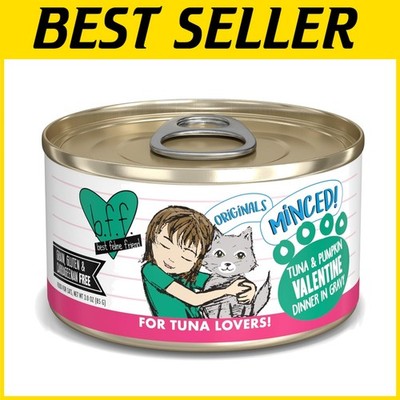 Grain-Free Tuna Pumpkin Valentine Cat Food, 3oz Cans, 24 Pack