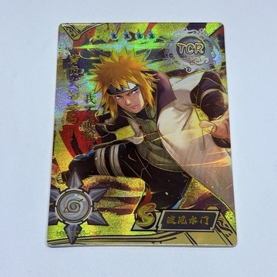 Minato | Naruto Trading Card TCR 001 Rare Holo Foil 1mm Thick Anime Art Tc12