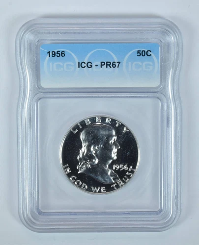 1956 Franklin Half Dollar PR67 ICG