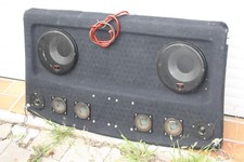 Hutablage VW golf3 VR 6 mit Boxen und verstärker Blackmaxx MX8 480