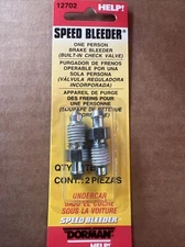 Brake Bleeder Screw Dorman 12702 -M10 X 1.5 Overall Length 33mm