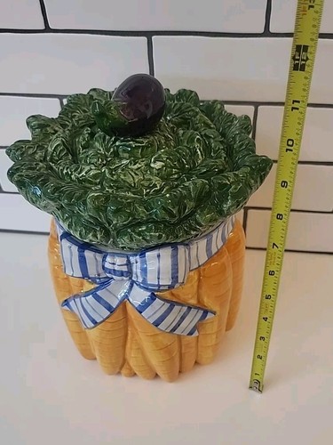 Fitz & Floyd Classics Large Size Carrot Canister - Picture 9 of 10