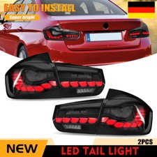 Paar OLED Rücklichter Getönt für BMW 3er M3 F30 F35 F80 2012-2018 Bremsleuchten