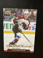 20-21 UD Series 2 Hockey UD Canvas Young Guns C231 Shane Bowers