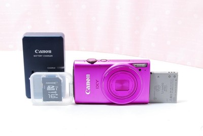 Canon IXY 610F PowerShot ELPH 330 HS Pink 12.1MP Digital Camera 