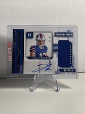 2018 Rookies & Stars Josh Allen Freshman Orientation Patch Auto Red /75 Bills