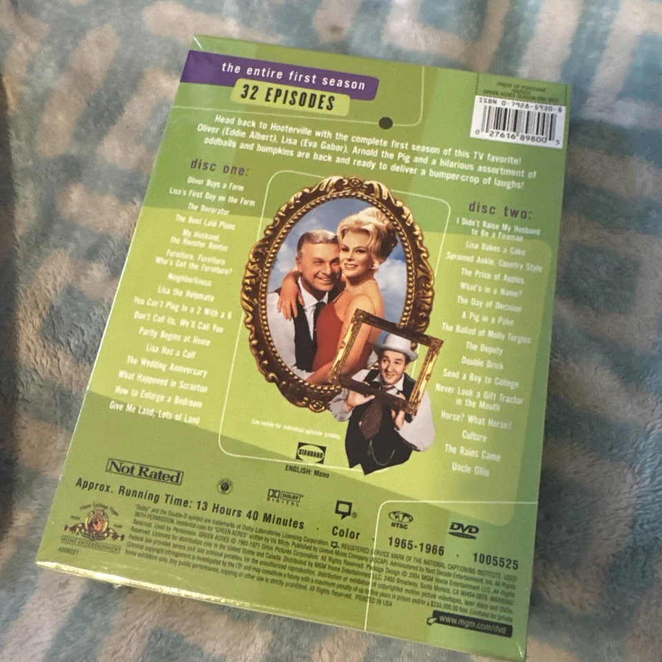 BOTH NEW SEALED! Green Acres Complete First and Second Season 1 & 2 TV. - Image 4 of 4