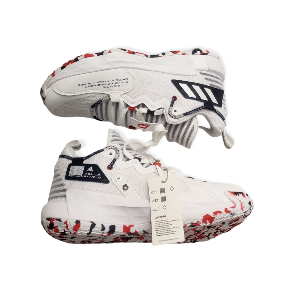 Adidas Men's Dame 7 EXTPLY GCA Basketball Sneaker Shoes Adidas Men's Dame 7 EXTPLY GCA Basketball Sneaker Shoes