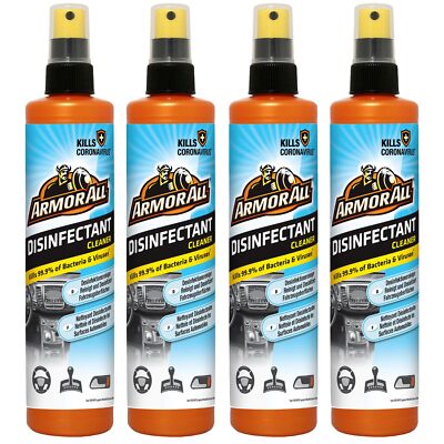 4x Set Armor All 2in1 Desinfektionsspray Desinfektion + Reinigung Innen-Reiniger