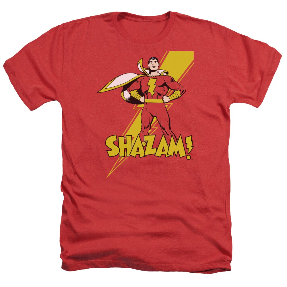 Shazam Men’s T-Shirt DC Comics Superhero Lightning