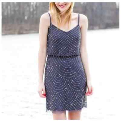 adrianna papell beaded mini dress Amazon.com: Adrianna Papell Women's Beaded Cocktail Dress, Stone, 6 :  Clothing, Shoes & Jewelry