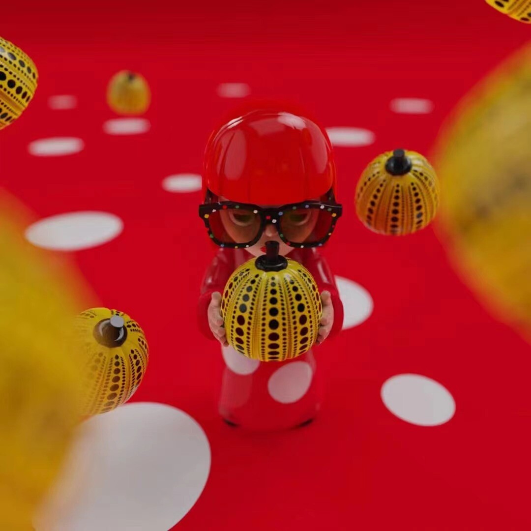 Yayoi Kusama Popcorn Pumpkin Art Sculpture Figure Dol Toy | eBay