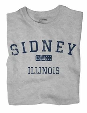 Sidney Illinois IL T-Shirt EST