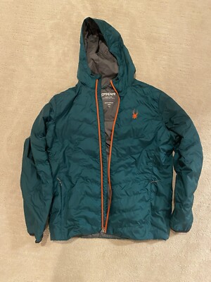 Mens Spyder Peak Cypress Green Jacket