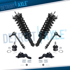 Front Struts w/ Spring Assembly Sway Bar Ball Joint for 2004-2006 Toyota Tundra