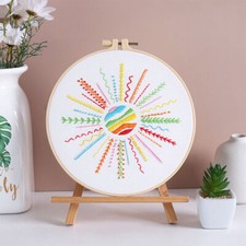 DIY Handmade Embroidery Kits Cross Stitch Set Needlecrafte Yarn For Beginner