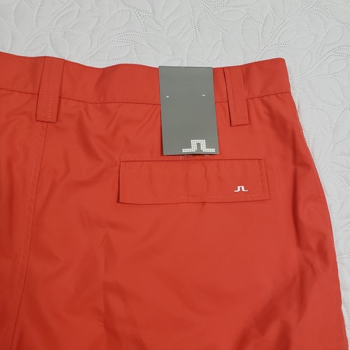 NWT J. Lindeberg Shorts Mens 38 Lawrence Micro Twill Coral Cargo Water Repellant - Picture 8 of 20