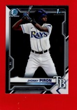 2021 Bowman Chrome Prospects Baseball Jhonny Piron UNLIMITED SHIPPING FOR $4.00