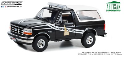 Greenlight 1:18 - 1996 Ford Bronco - Idaho State Police - Artisan