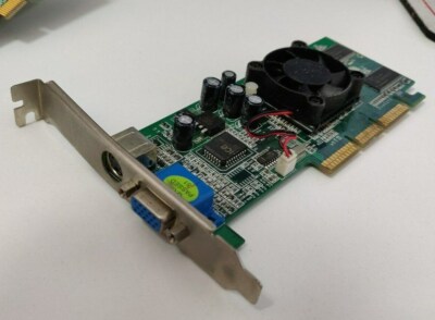 ST Lab MX440S-TV3V-64D 64MB VGA / TvOut AGP Graphics Card