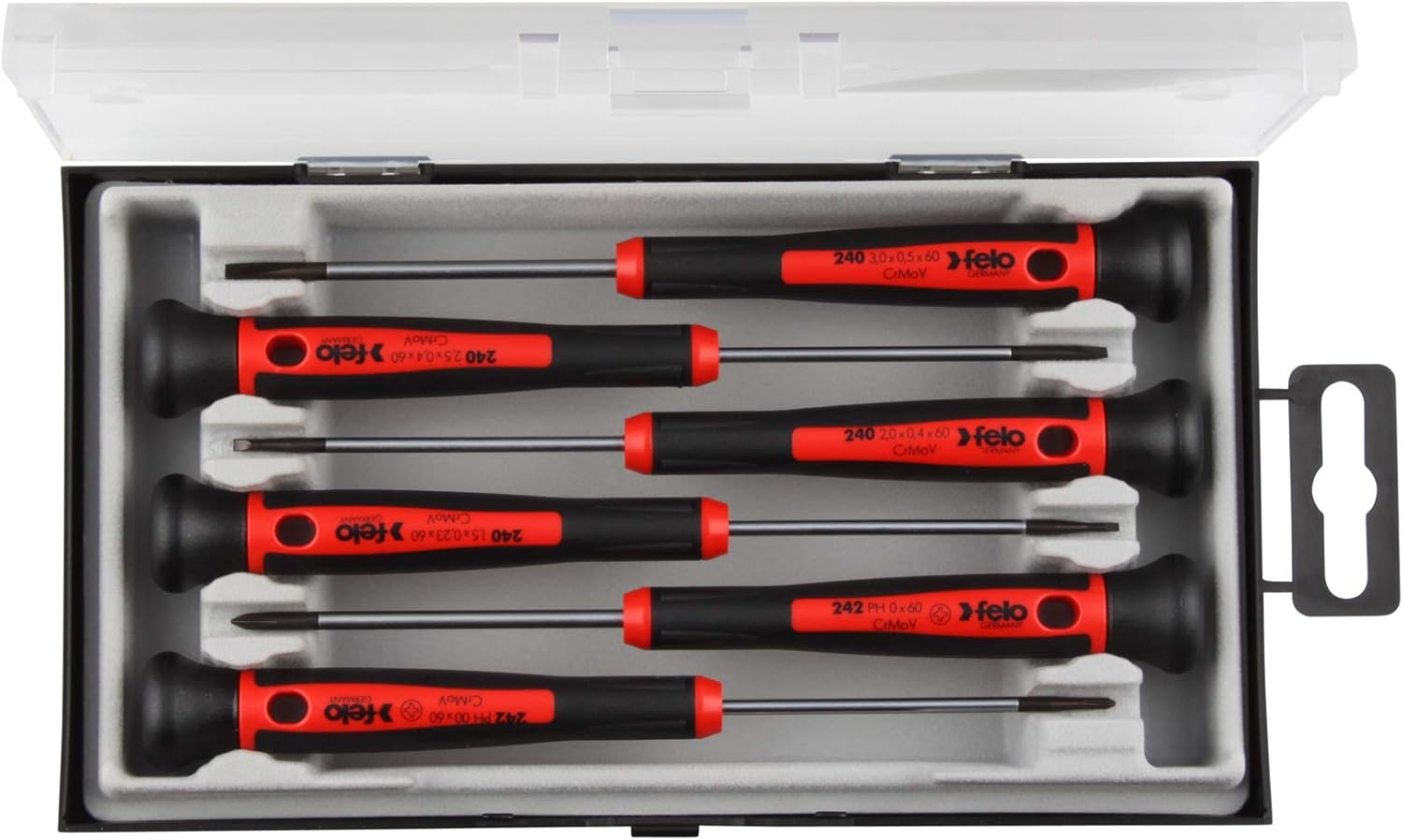 6-Piece 240-Series Torx & Hex Precision Screwdriver Set