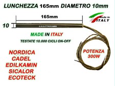 CANDELETTA  STUFA  PELLET RESISTENZA 10 X165 -NORDICA SICALOR CADEL EDILKAMIN