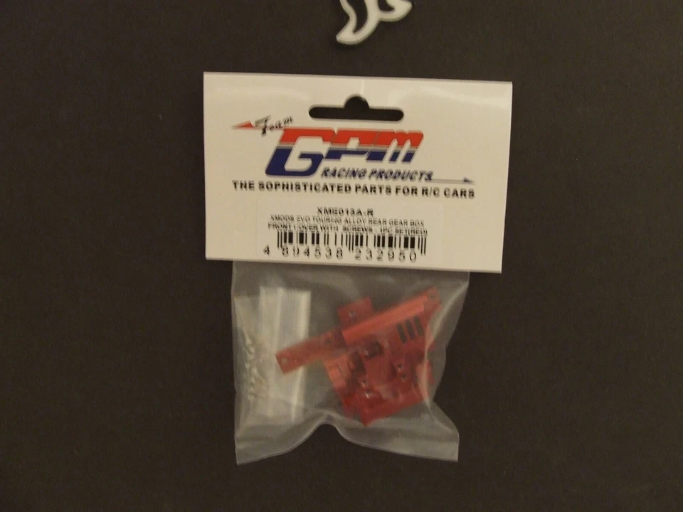 XMODS EVO TOURING GPM ALLOY REAR GEARBOX FRONT COVER XME013A RED NEW ALUMINUM - Image 2 of 2