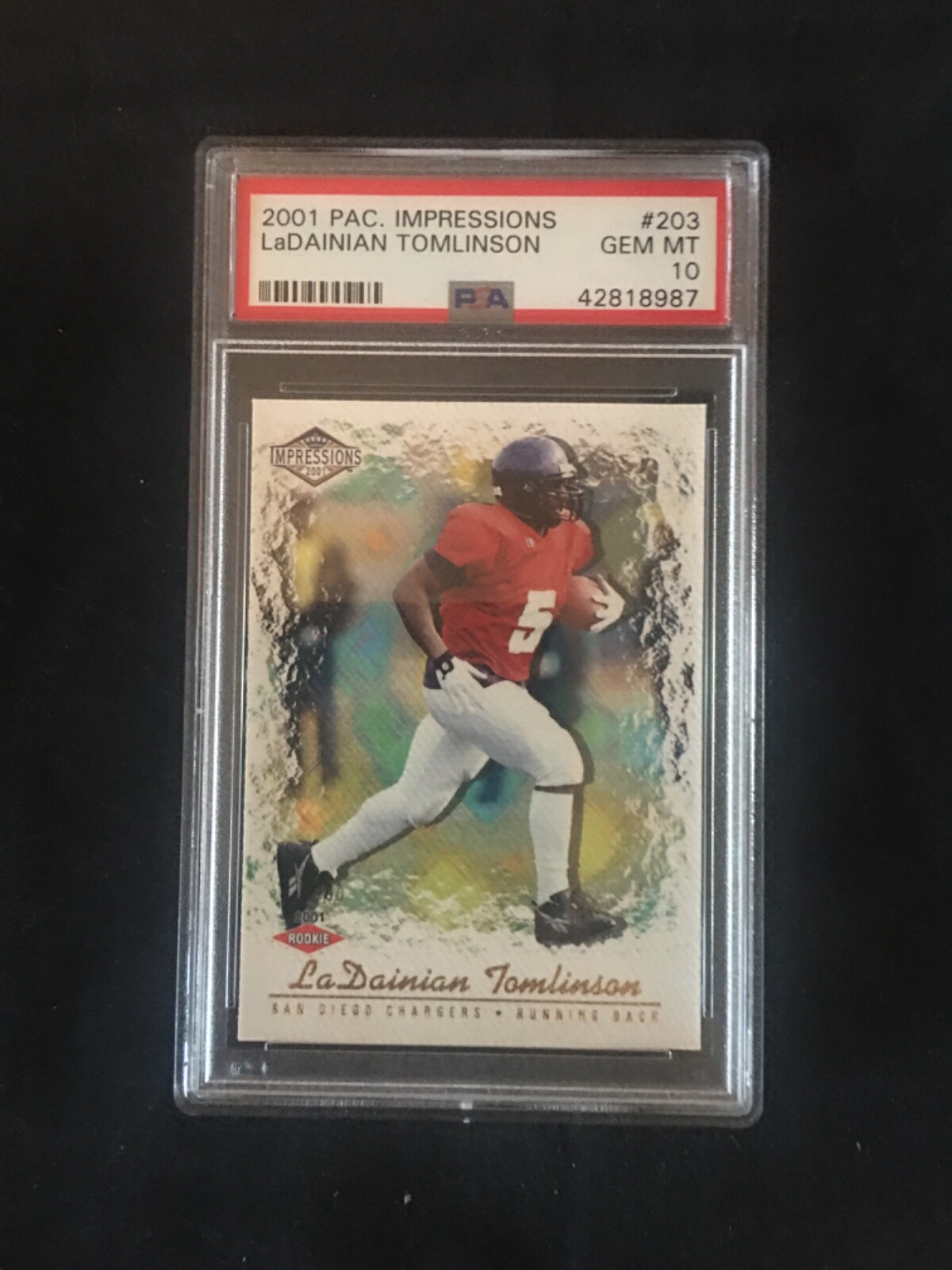 LaDainian Tomlinson Pacific Impressions #203 Base