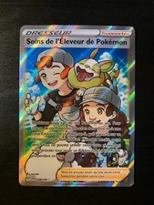 Carte Pokémon Soins de l'Eleveur de Pokémon 188/189 EB03 Ténèbres Embrasées NEUF