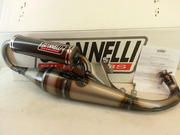 SchalldäMpfer Giannelli Erweiterung Shot V4 Aprilia Sr Motard Motor Piaggio-image