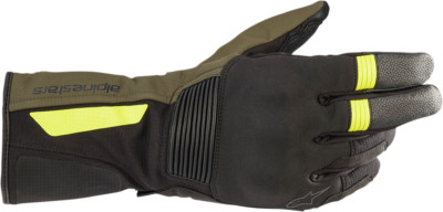 Alpinestars Denali Aerogel Drystar  Gloves - Black/Green/Yellow - Choose Size