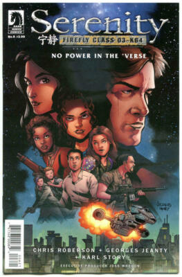 Dark Horse SERENITY FIREFLY CLASS 03-K64-NO POWER IN THE VERSE #6 Whedon Cover B