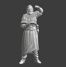 Northern Crusades Miniatures Medieval Knight Reading Preaching from Book 28mm 