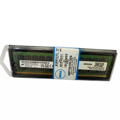 NEW DELL SNP75X1VC/32G AA799087 32GB 2RX4 DDR4 PC4-3200 RDIMM Server RAM Memory