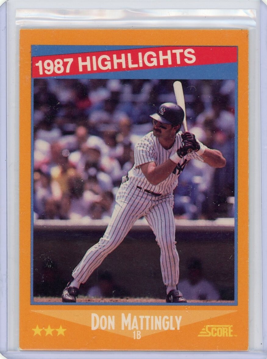 1987 Highlights1988 Score 1987 Highlights Baseball Card #658 New