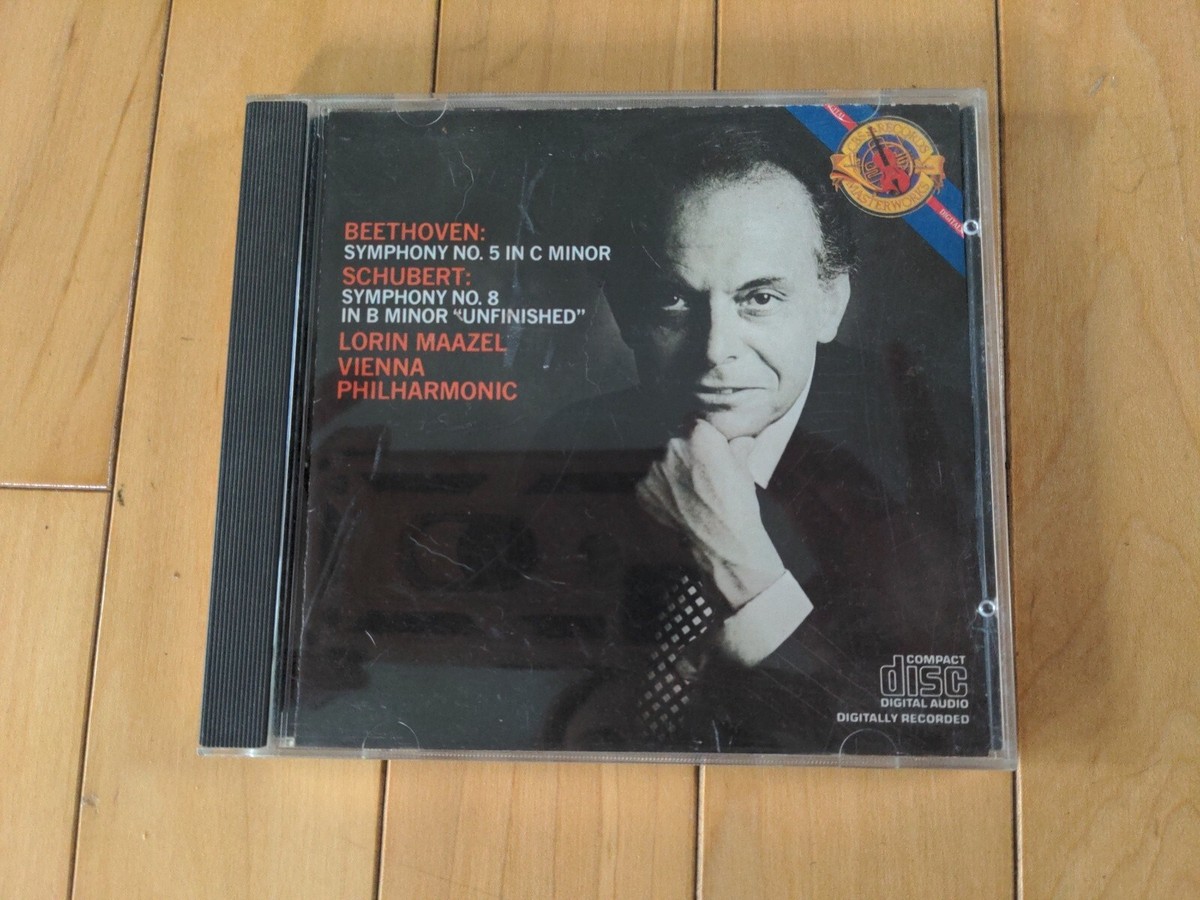 Vienna Beethoven Schubert Lorin Maazel Symphony #5 #8 Japan CD
