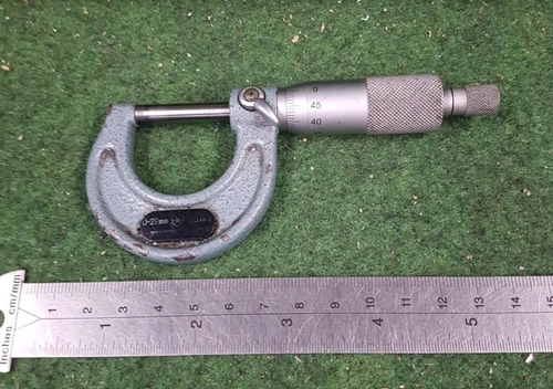 Vintage Mitutoyo 0-22mm External Micrometer