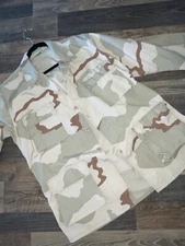 MIL-SPEC Tactical Gear Military Jacket Men's L Lightweight Camouflage Ripstop