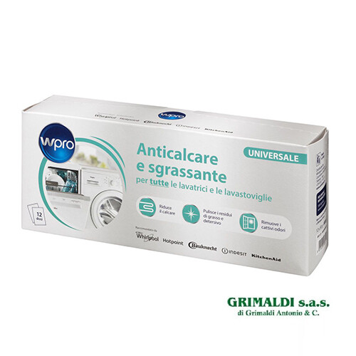 WPRO SGRASSANTE DISINCROSTANTE LAVATRICE LAVASTOVIGLIE 12 BUSTE ANTICALCARE  | eBay