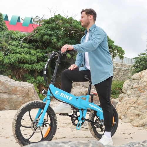 E-Bike 20" Electric Bike Fat Tire 850W Folding City Bicycle -Commuter Ebike US - Picture 8 of 10