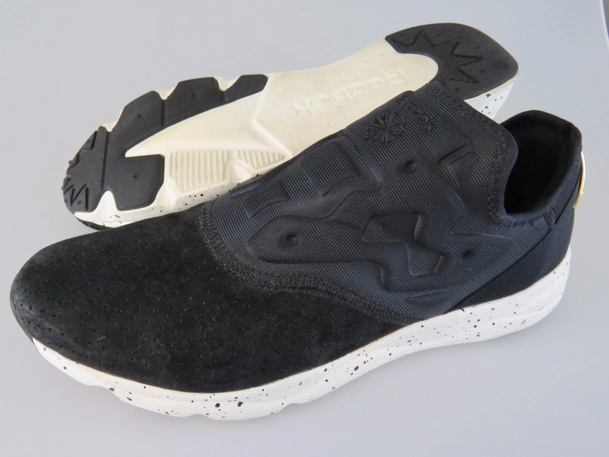 el fin Vacilar abolir REEBOK Furylite Lux Ortho Slip-On Black White Slip On Shoes Women&#039;s US  Size 11 | eBay