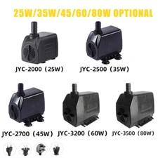 220V Mini 25-80W Small Submersible Water Pump Aquarium Pond Fish Tank Fountain