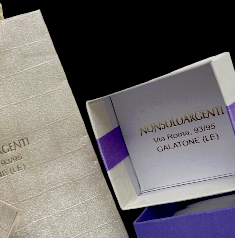 CIONDOLO PENDENTE CUORE RETICOLATO PER COLLANA RAGAZZA DONNA ARGENTO 925 RODIATO - Immagine 4 di 4