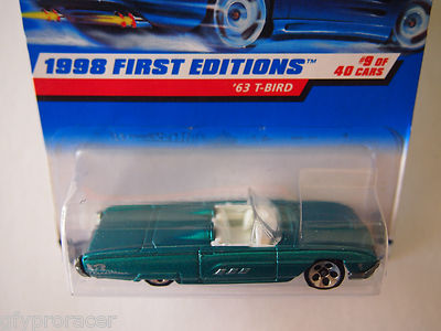Hot Wheels 1998 FIRST EDITIONS 63 T-BIRD 9/40 | eBay