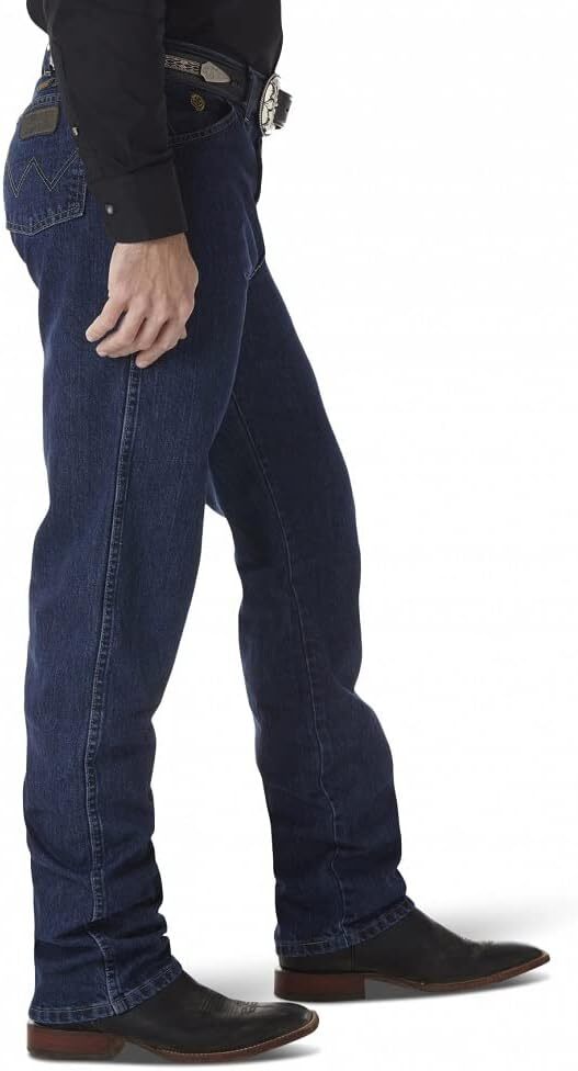 Wrangler George Strait Cowboy Cut Original Fit Jeans voor heren, Donkere Steen, 33W / 34L