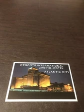 UNPOSTED POSTCARD - RESORTS INTERNATIONAL CASINO-HOTEL - ATLANTIC CITY